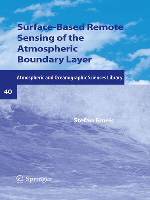cover image of Surface-Based Remote Sensing of the Atmospheric Boundary Layer